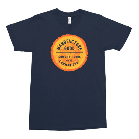Log Mfg. Good T-Shirt - Navy