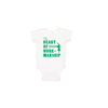 The Heart of Workmanship Onesie - White