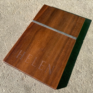 Walnut Check Presenter