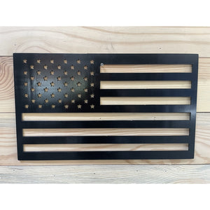 American Flag Steel Sign